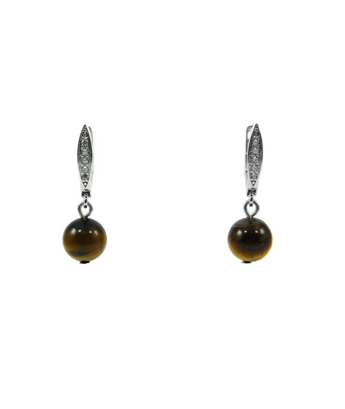 Exclusive Tiger's Eye earrings