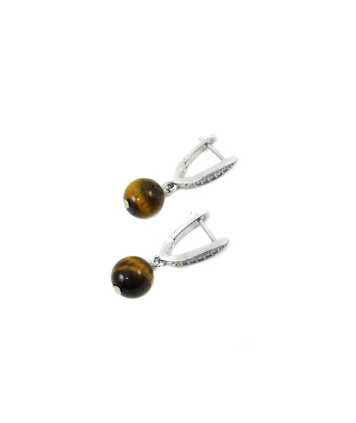 Exclusive Tiger's Eye earrings