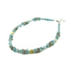 Exclusive necklace &quot;Celesta&quot; beryl, aquamarine, Labrador crumb