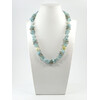 Exclusive necklace &quot;Celesta&quot; beryl, aquamarine, Labrador crumb