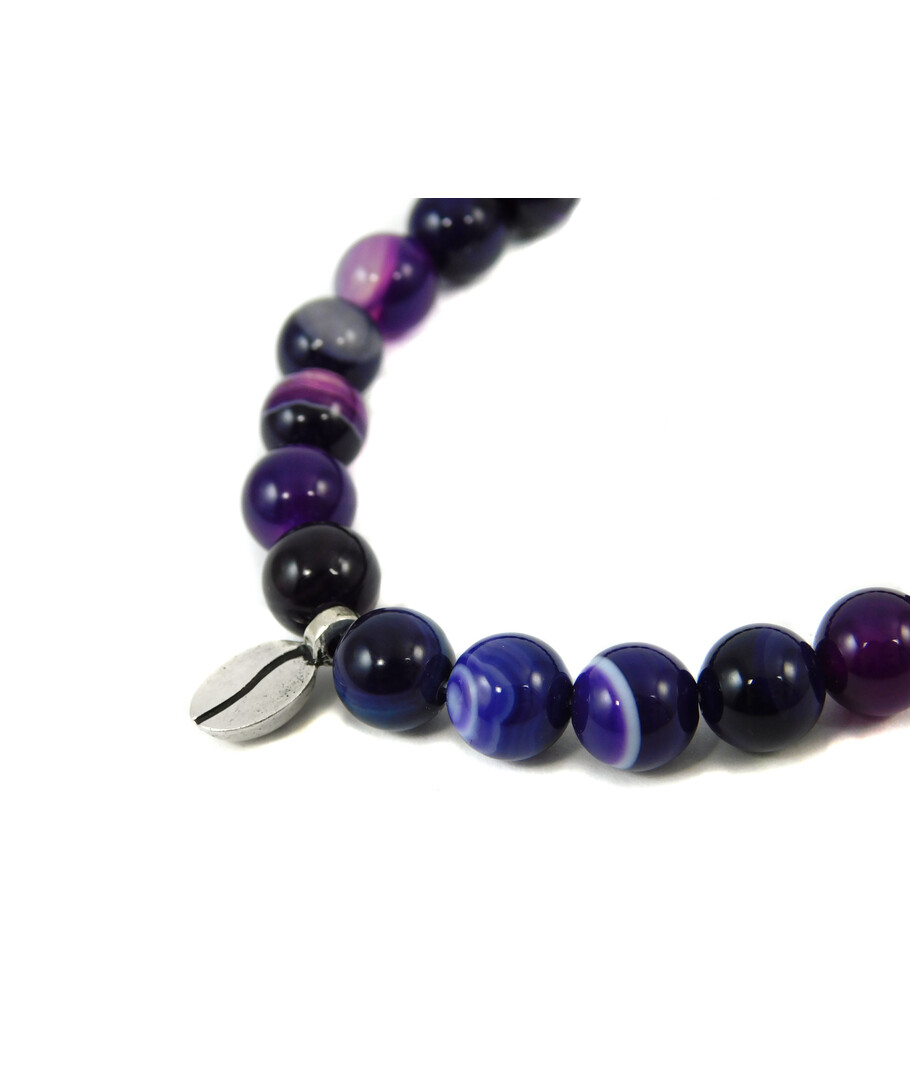 Exclusive bracelet "Coffee Bean" Agate 