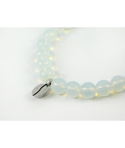 Exclusive bracelet "Coffee bean" Moonstone