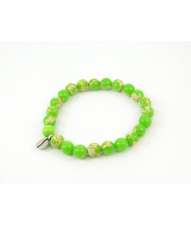 Exclusive bracelet "Coffee Bean" Variscite