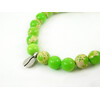 Exclusive bracelet &quot;Coffee Bean&quot; Variscite