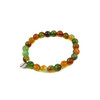 Exclusive bracelet &quot;Coffee Bean&quot; Agate 