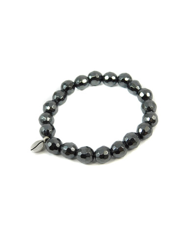 Exclusive bracelet "Coffee Bean" Hematite