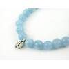 Exclusive bracelet &quot;Coffee Bean&quot; Aquamarine