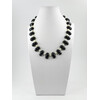 Exclusive necklace &quot;Oversize&quot; Agate link, Mother of pearl