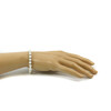 Exclusive bracelet &quot;Jessica&quot; Mother-of-pearl rondel, galovka