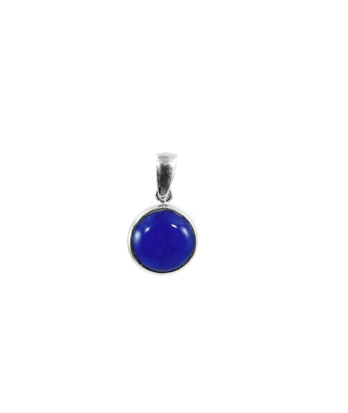 Pendant Quartz blue, silver