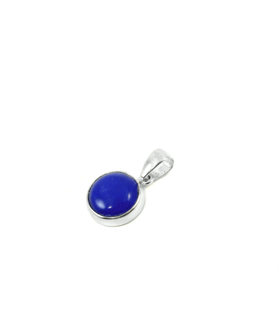 Pendant Quartz blue, silver