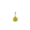 Pendant Quartz yellow, silver