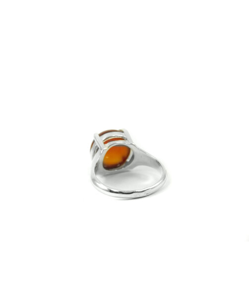 Carnelian ring, silver