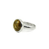 Silver jasper ring