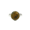 Silver jasper ring