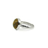 Silver jasper ring