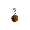 Tiger&#039;s eye pendant, silver