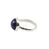 Amethyst silver ring