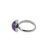 Amethyst silver ring