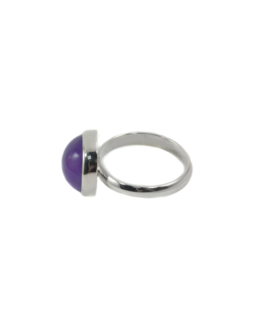 Amethyst silver ring