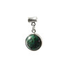 Zoisite silver pendant