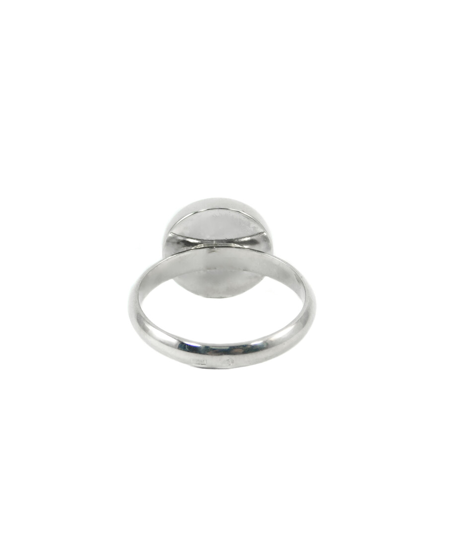 Silver jasper ring