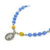 Exclusive necklace &quot;Cornflower&quot; Cat&#039;s eye