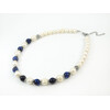 Exclusive necklace &quot;Florida&quot; Pearls, Tiger&#039;s eye