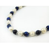 Exclusive necklace &quot;Florida&quot; Pearls, Tiger&#039;s eye