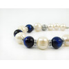 Exclusive bracelet &quot;Florida&quot; Pearls, Tiger&#039;s eye