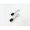 Exclusive earrings &quot;Venice&quot; Pearls, lava barrel