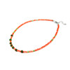 Exclusive necklace &quot;Ilta&quot; Jasper, mother-of-pearl rondel