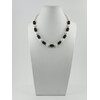 Exclusive necklace &quot;Venice&quot; Pearls, lava barrel