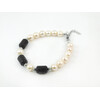 Exclusive bracelet &quot;Venice&quot; Pearls, Lava barrel