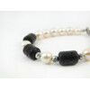 Exclusive bracelet &quot;Venice&quot; Pearls, Lava barrel