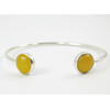 Bracelet Quartz yellow, silver