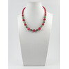 Exclusive necklace &quot;Washington&quot; Quartz face, Jade face