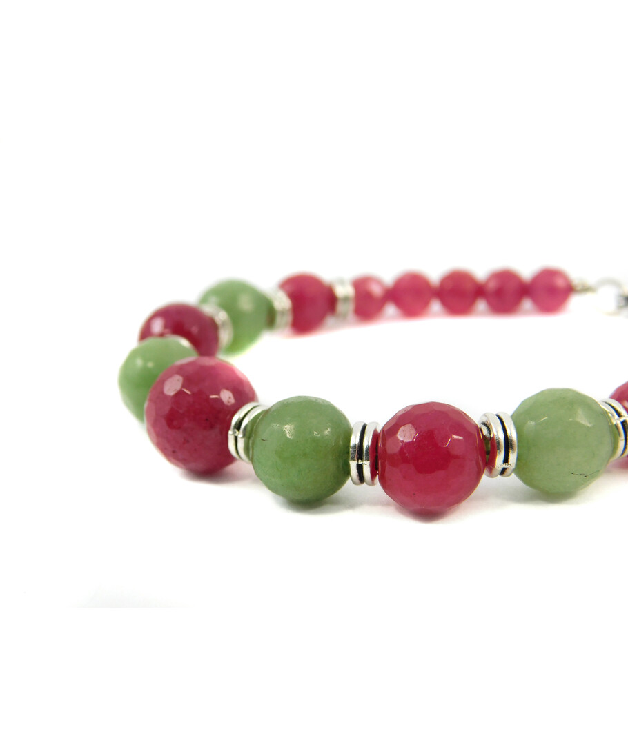 Exclusive bracelet "Washington" Quartz face, Jade face