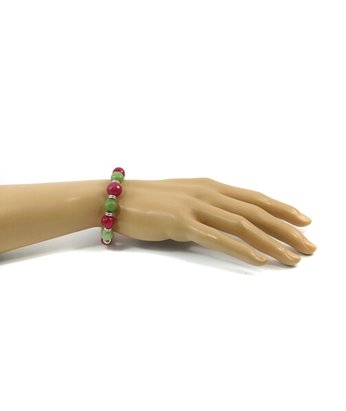 Exclusive bracelet "Washington" Quartz face, Jade face