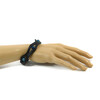 Exclusive Apatite leather bracelet