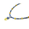 Exclusive necklace &quot;Aidar&quot; Sodalite, rondel, Cat&#039;s eye cube, Citrine