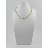 Exclusive necklace &quot;Mena&quot; Amazonite rondel