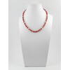 Exclusive necklace &quot;Currant&quot; Quartz facet, Mother-of-pearl rondel, yellow beads