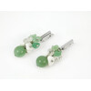 Exclusive earrings &quot;The color of spring&quot; Jade