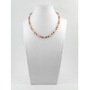 Exclusive necklace &quot;Watermelon&quot; Faceted sun stone