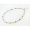 Exclusive necklace &quot;Nameless&quot; Faceted Sunstone, Moonstone