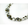 Exclusive necklace &quot;Marble&quot; Kahalong, Jasper, 2 rows