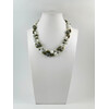 Exclusive necklace &quot;Marble&quot; Kahalong, Jasper, 2 rows