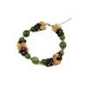 Exclusive bracelet &quot;Istanbul&quot; Jadeite, Garnet, Sunstone crumb