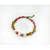 Exclusive bracelet &quot;Remark&quot; Pearls, amber, coral rice, rondel